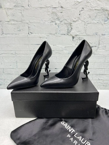 Туфли-лодочки Yves Saint Laurent Opyum A106026 Leather Black фото-3