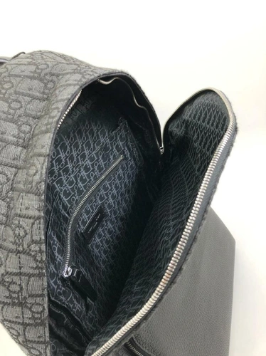 Рюкзак Christian Dior серый с рисунком 40/32 см фото-2