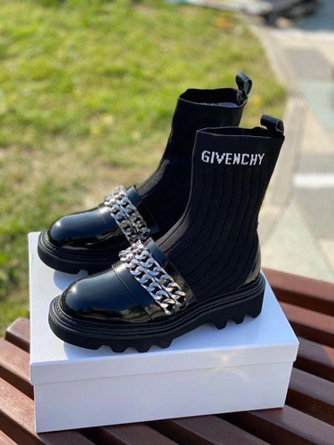Ботинки женские Givenchy черные A54660 фото-4