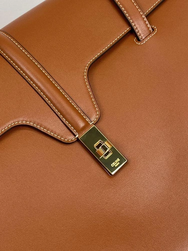 Женская сумка Celine премиум-люкс оранжевая фото-4