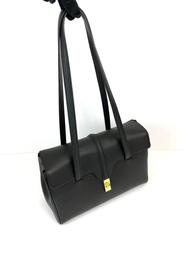 Женская сумка Celine премиум-люкс черная 32/34/14 фото-10
