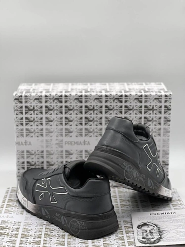 Мужские кроссовки Premiata A105728 серые фото-2