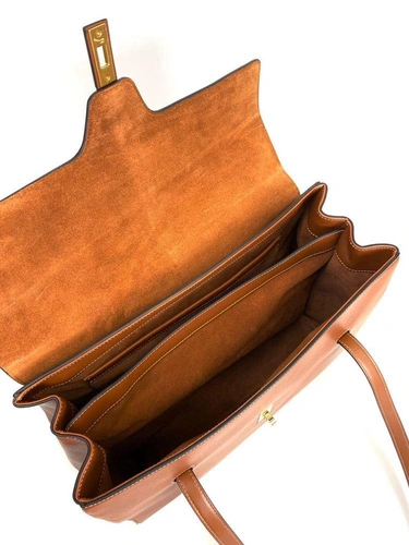 Женская сумка Celine премиум-люкс оранжевая фото-6