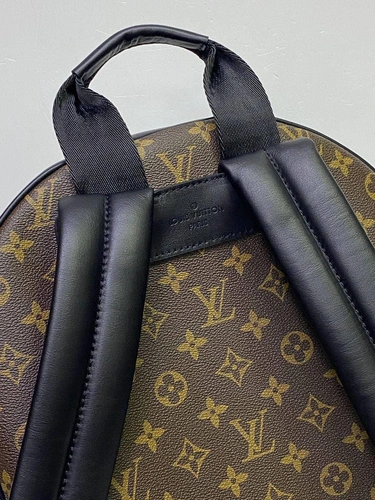 Кожаный рюкзак Louis Vuitton Josh коричневый премиум-люкс фото-4
