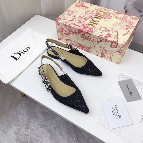 Туфли-босоножки женские Christian Dior черные коллекция лето 2021 A76254 фото-5