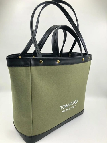 Женская сумка-тоут Tom Ford светло-зеленая 46/36/34 см фото-2