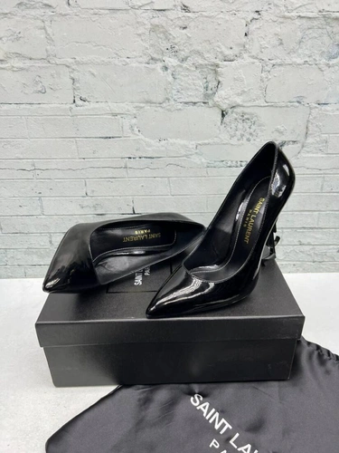 Туфли-лодочки Yves Saint Laurent Opyum A106017 Patent Leather Black фото-2