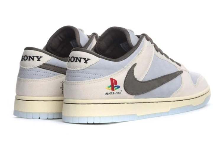 Кроссовки Nike Air Jordan 1 X PlayStation 5 X Travis Scott Low фото-3