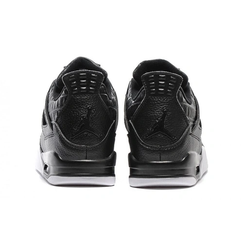Кроссовки Nike Air Jordan 4 Retro Black/White фото-6