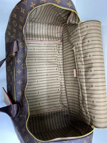 Дорожная сумка Louis Vuitton из канвы коричневая 53/28/15 см A83645 фото-6