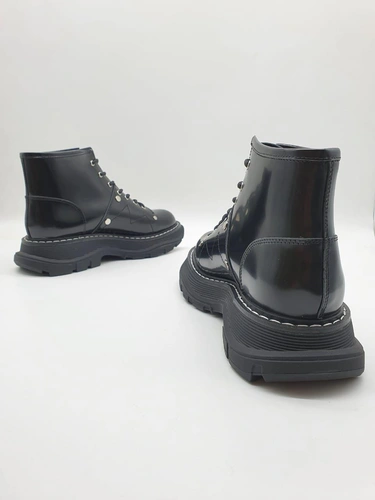 Ботинки женские Alexander McQueen черные фото-4