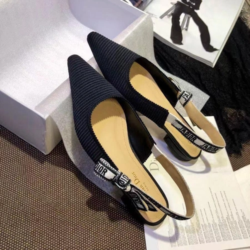 Туфли-босоножки женские Christian Dior черные коллекция лето 2021 A81414 фото-2