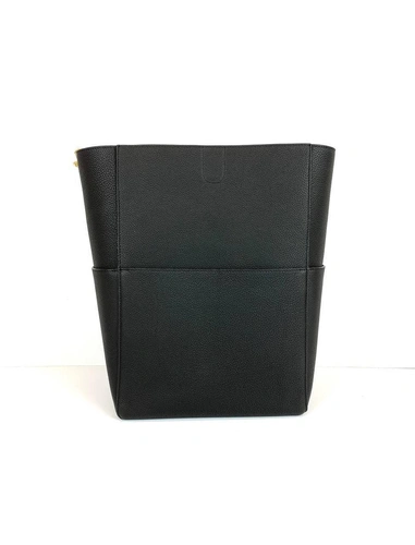 Сумка Celine Sangle Bucket Bag in Soft Grained Calfskin черная 33/23/17 фото-3