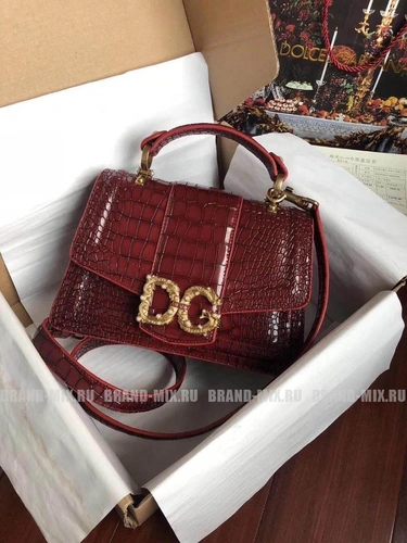 Сумка Dolce & Gabbana Amore Bag In Red Leather фото-6