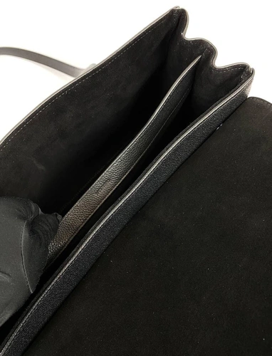 Женская сумка Celine премиум-люкс черная 32/34/14 фото-6
