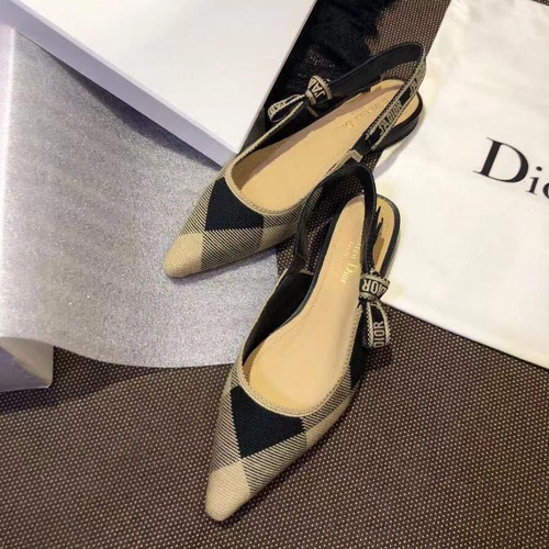 Туфли-босоножки женские Christian Dior с рисунком коллекция лето 2021 фото-6