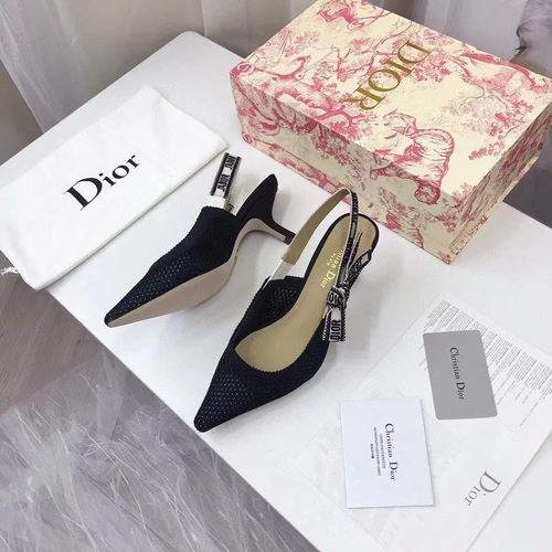 Туфли-босоножки женские Christian Dior черные коллекция 2021-2022 A74473 фото-8