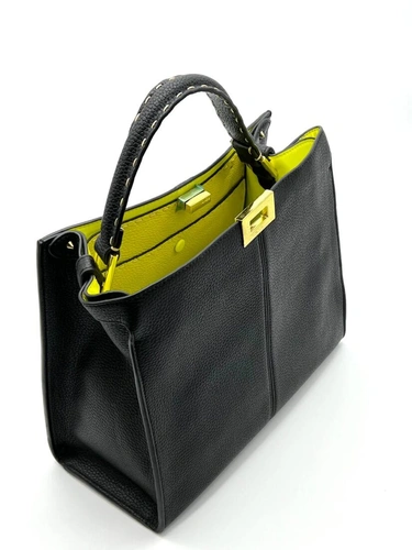 Женская сумка Fendi A107257 чёрная 32×28 см фото-2
