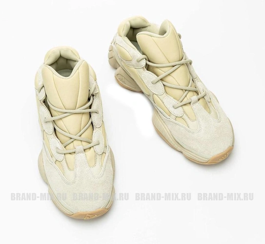 Кроссовки Adidas Yeezy 500 Stone Neoprene Bone White неопрен белые фото-5
