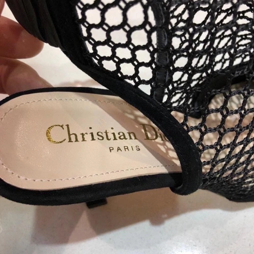 Туфли-босоножки женские Christian Dior черные коллекция 2021-2022 A74521 фото-8