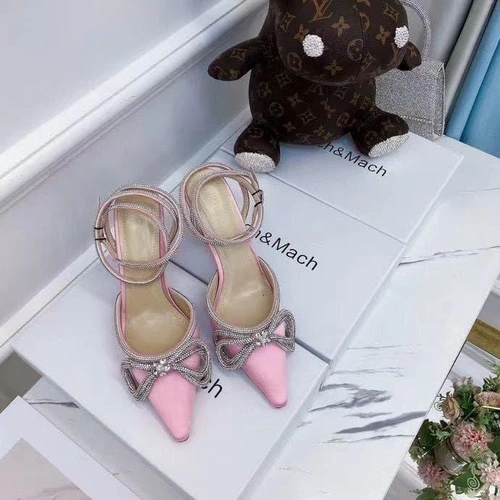 Туфли-босоножки женские Mach & Mach розовые премиум-люкс коллекция 2021-2022