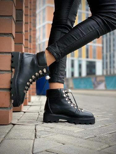 Ботинки женские кожаные Nicholas Kirkwood черные фото-3