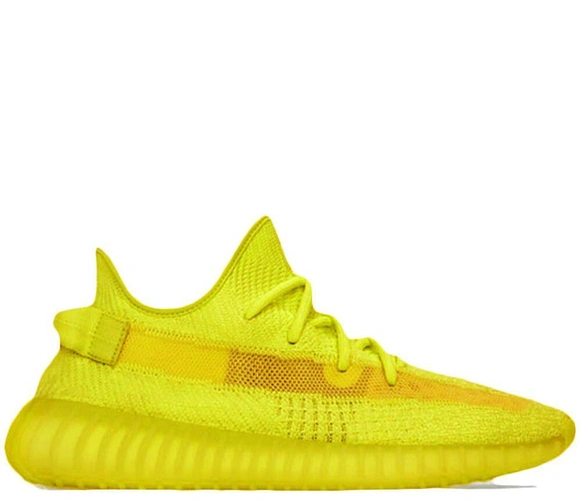 Кроссовки Adidas Yeezy Boost 350 V2 Glow In Dark Yellow