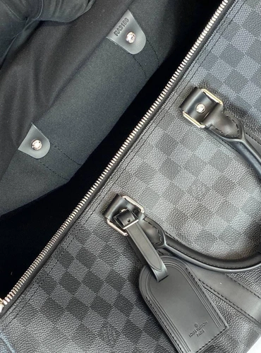 Дорожная сумка Louis Vuitton  Keepall 45/20/25 черная фото-4
