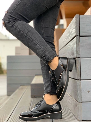 Туфли женские Jimmy Choo черные коллекция 2021-2022 фото-2