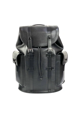 Рюкзак Louis Vuitton Christopher из кожи Epi премиум люкс черный 41/48/13 см