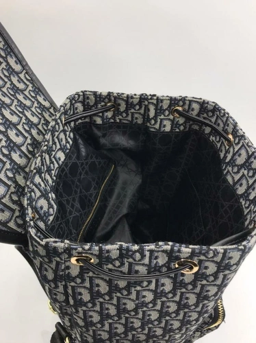 Рюкзак Christian Dior из текстиля с рисунком-монограммой 34/30 см фото-3