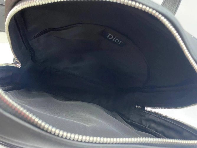 Кожаный рюкзак Dior черный 40/30/10 фото-2