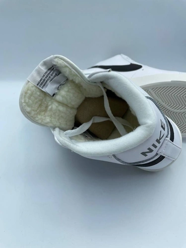 Кроссовки Nike SB Blazer Mid Leather White фото-3