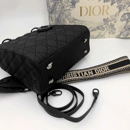 Сумка Christian Dior Lady Black фото-9
