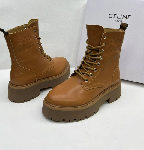 Celine ботинки E97794 коричневые фото-2