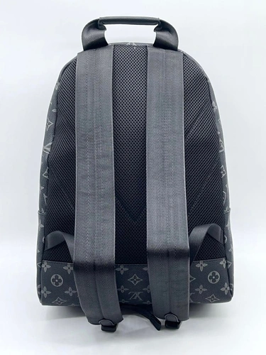 Кожаный рюкзак Louis Vuitton A104310 серый 45/25/16 см фото-5