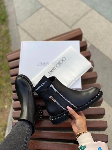 Ботинки женские Jimmy Choo черные A53743 фото-2