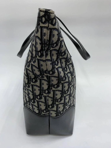 Женская сумка Dior Oblique из жаккардовой ткани 32/30/13 фото-6