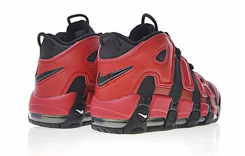 Кроссовки Nike Air More Uptempo Black Red фото-2