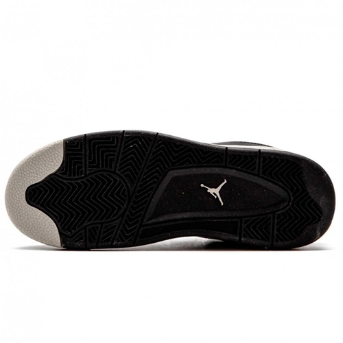 Кроссовки Nike Air Jordan 4 Retro Black/Black/White фото-5
