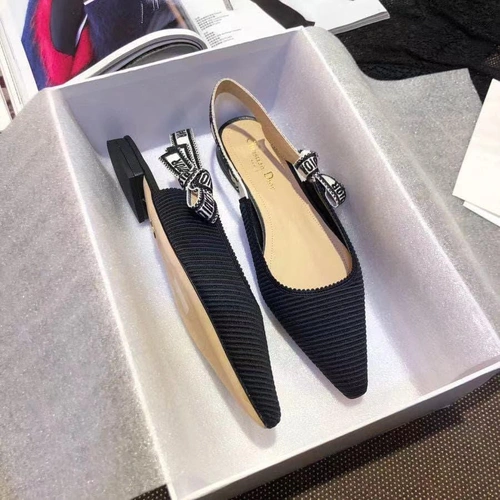 Туфли-босоножки женские Christian Dior черные коллекция лето 2021 A81414 фото-4