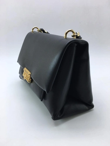Женская кожаная сумка Michael Kors черная A51312 фото-6