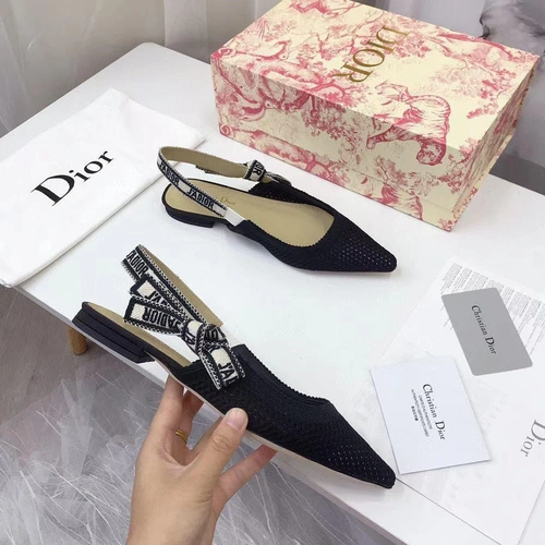 Туфли-босоножки женские Christian Dior черные коллекция лето 2021 A76254 фото-8
