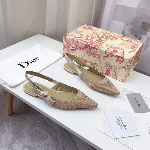 Туфли-босоножки женские Christian Dior бежевые коллекция лето 2021 A76239 фото-4