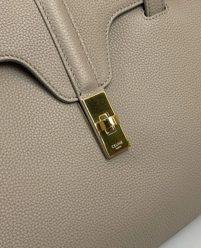 Женская сумка Celine премиум-люкс бежевая 32/34/14 фото-5