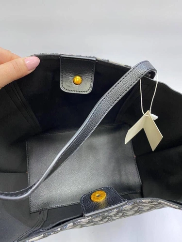 Женская сумка-шоппер Dior Oblique комбинированная 30/29/18 фото-2