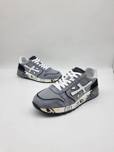 Мужские кроссовки Premiata A109701 серые фото-2
