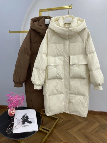 Женское премиум-люкс пальто bottega veneta белое A6146 фото-3
