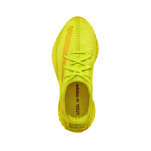 Кроссовки Adidas Yeezy Boost 350 V2 Glow In Dark Yellow фото-3