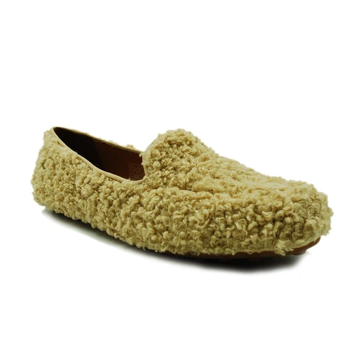 Угги женские мокасины UGG Hailey Fluff Loafers Sand фото-2